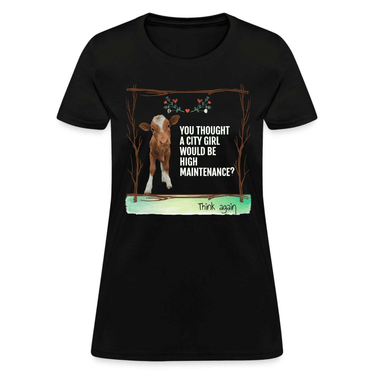 Country Girl Cow T-shirt Gifts for Her