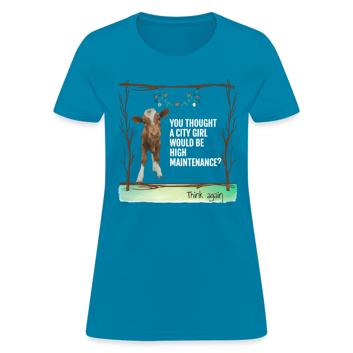 Country Girl Cow T-shirt Gifts for Her