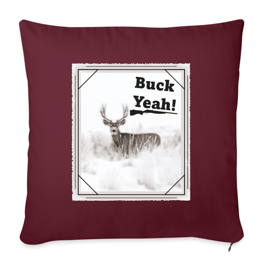 Buck Yeah household throw pillow cover