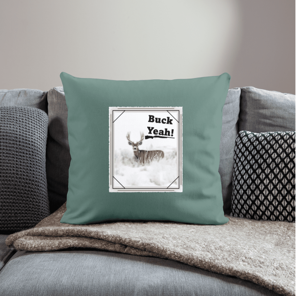 Buck Yeah household throw pillow cover