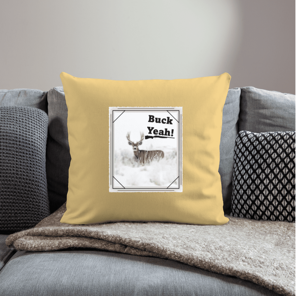 Buck Yeah household throw pillow cover