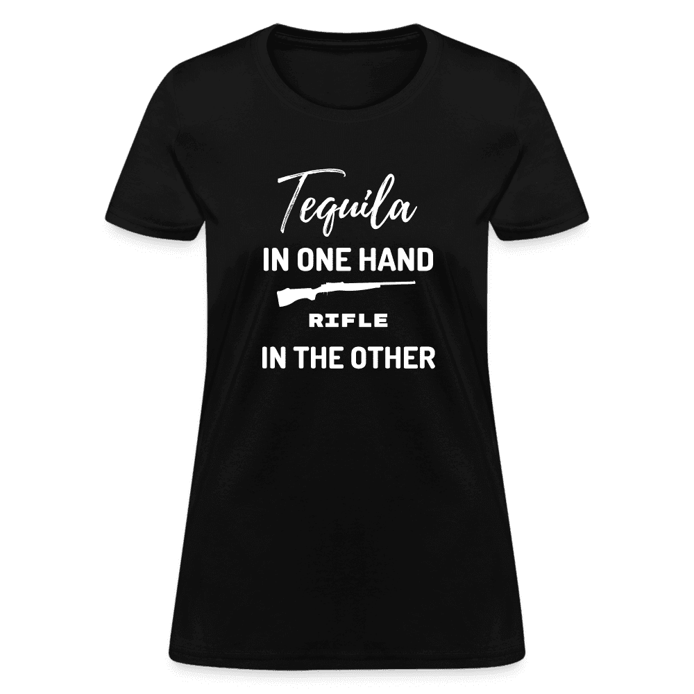 Tequila Rifle Graphic Tee for her