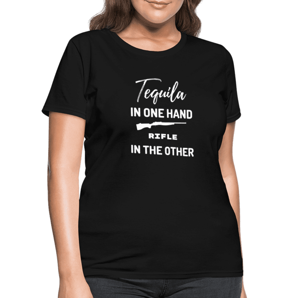 Tequila Rifle Graphic Tee for her
