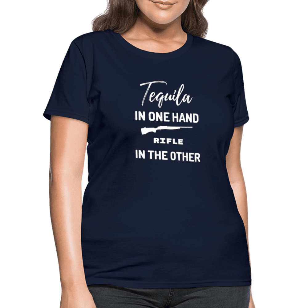 Tequila Rifle Graphic Tee for her