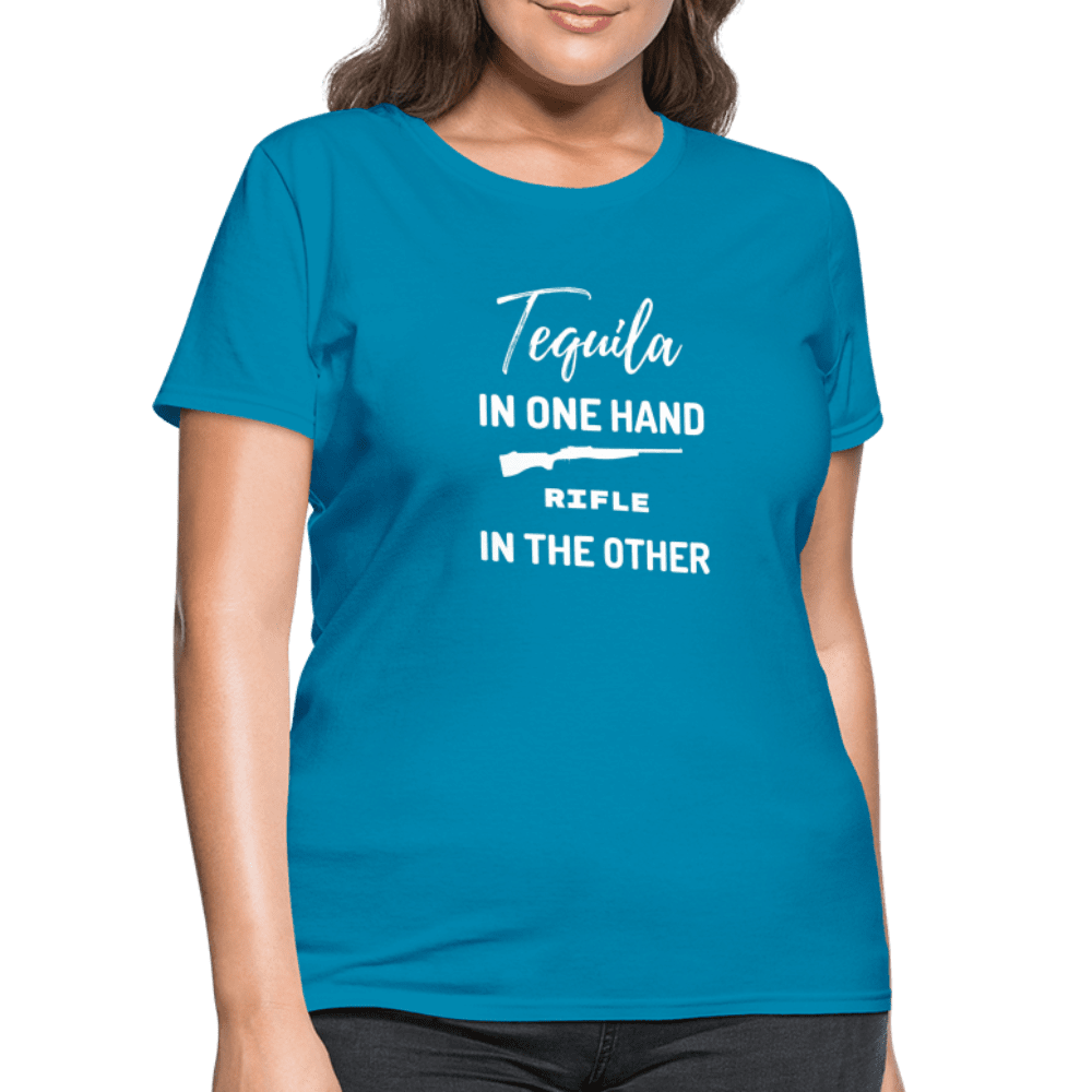 Tequila Rifle Graphic Tee for her