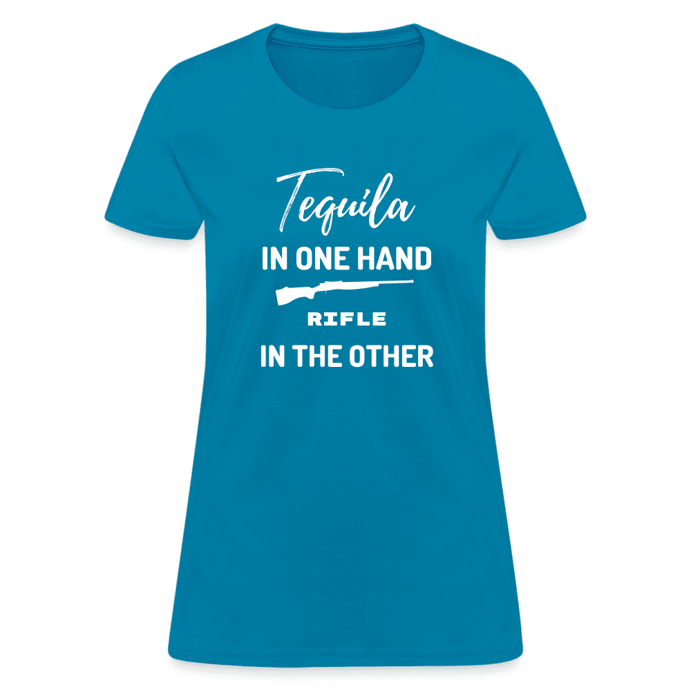 Tequila Rifle Graphic Tee for her