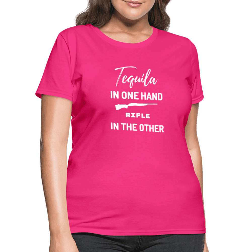 Tequila Rifle Graphic Tee for her