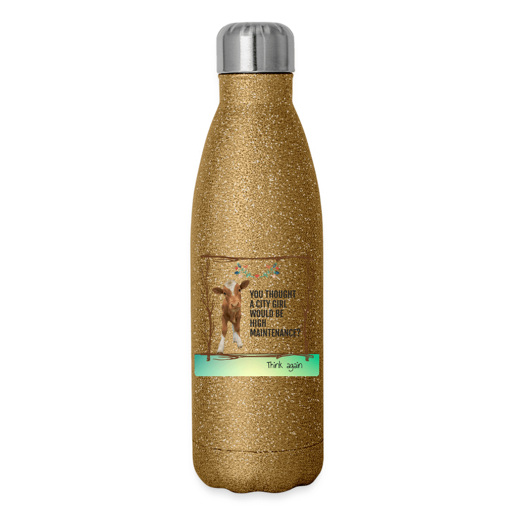 Country Girl High Maintenance Water Bottle