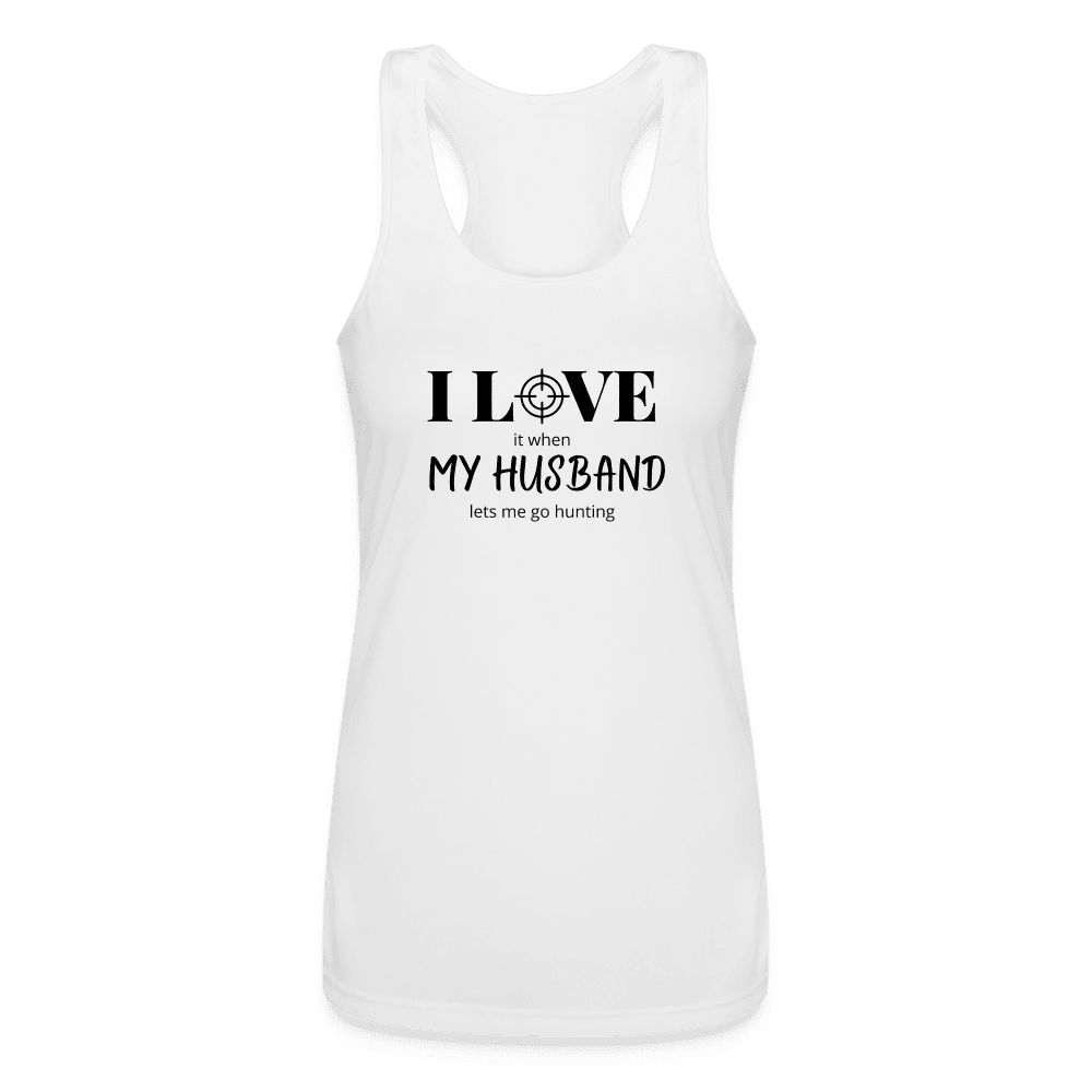 I Love my Husband Hunting Tank for Women