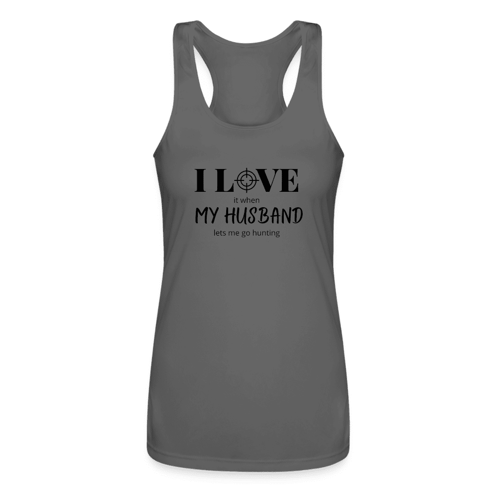 I Love my Husband Hunting Tank for Women