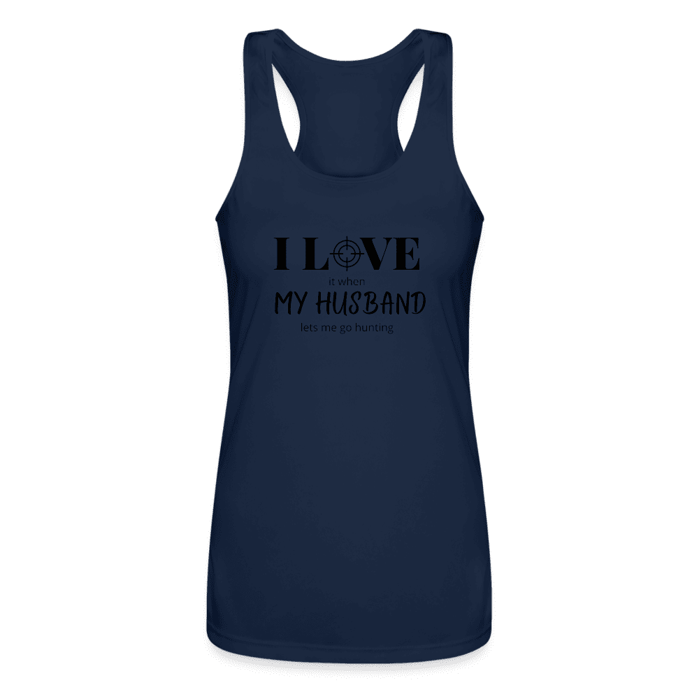 I Love my Husband Hunting Tank for Women