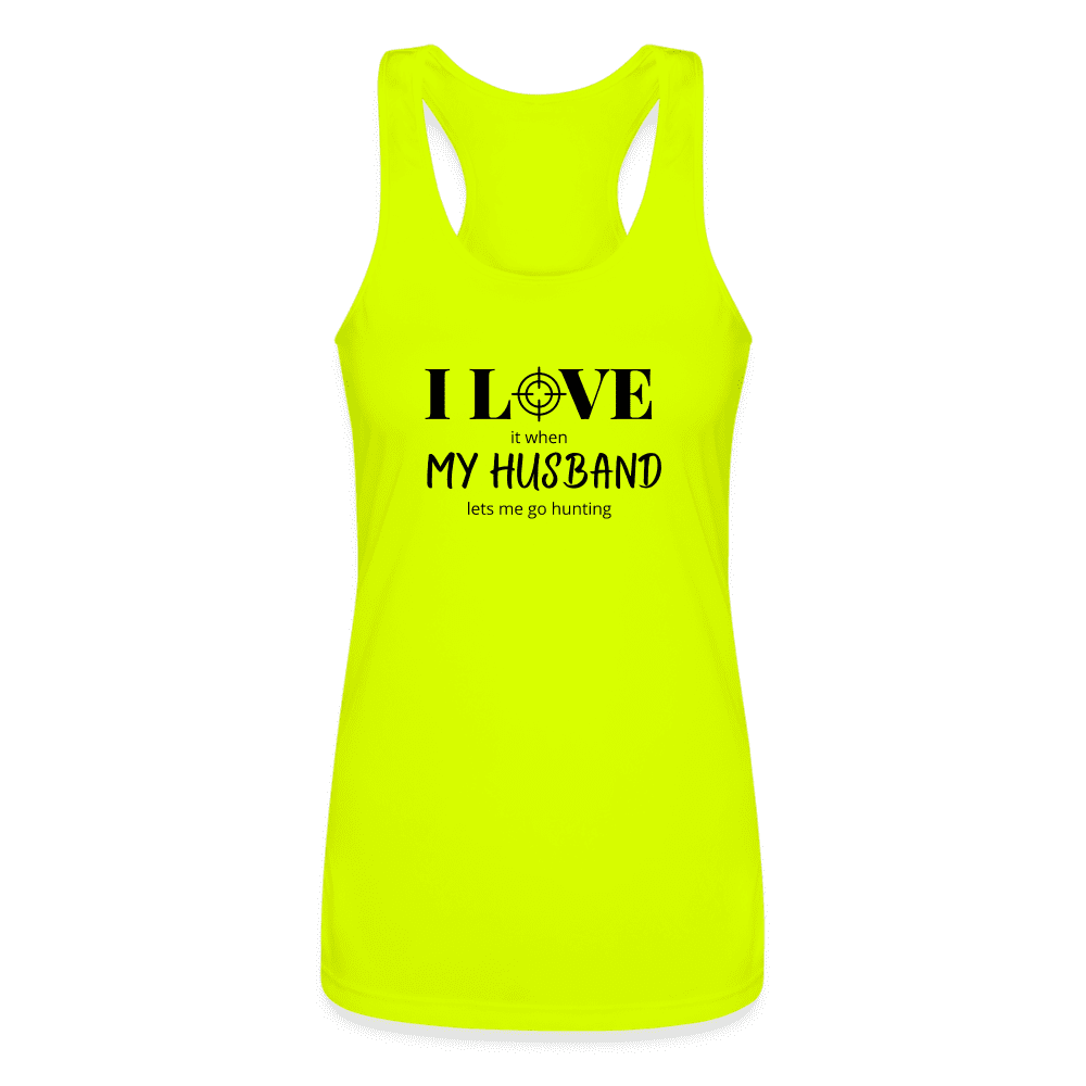I Love my Husband Hunting Tank for Women