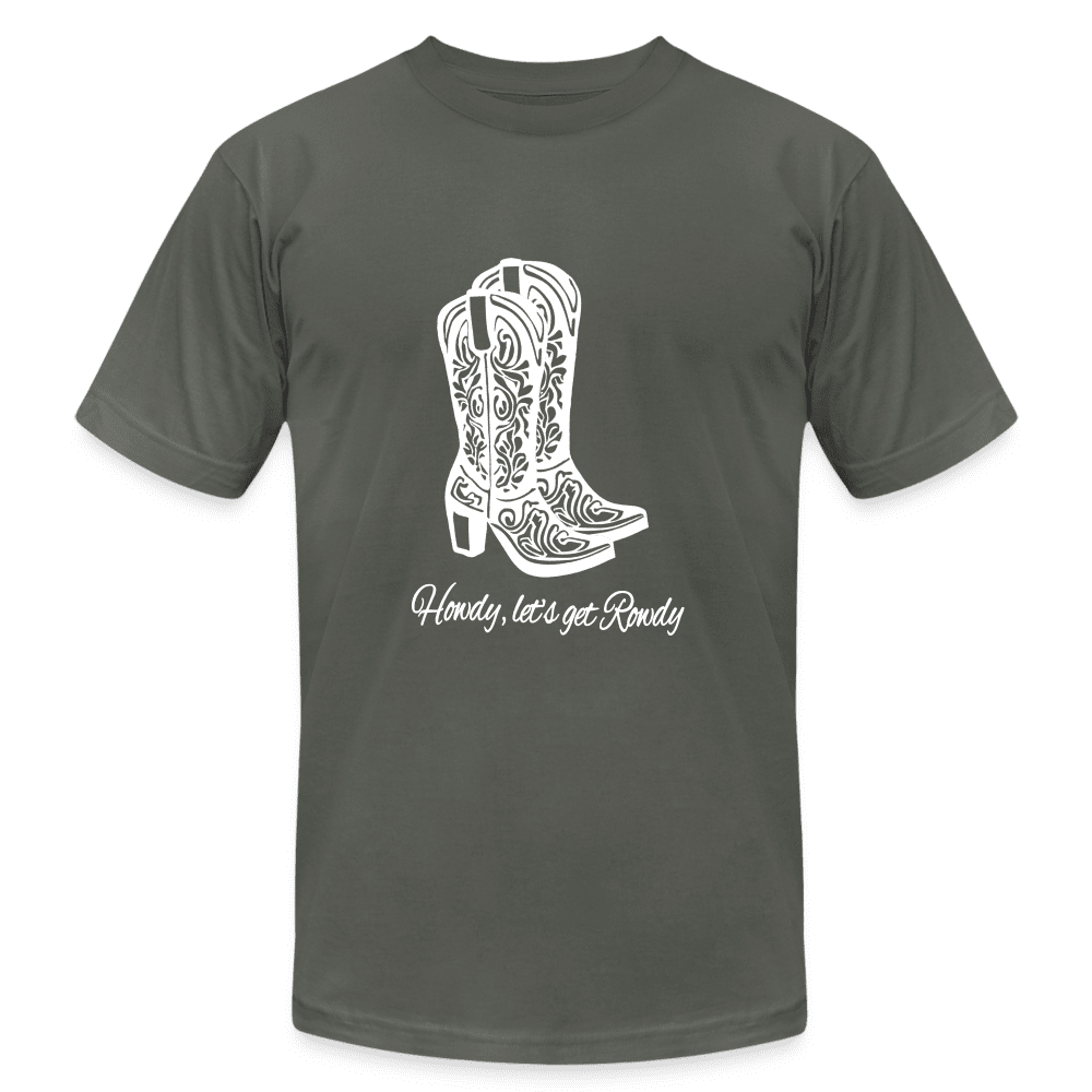 Howdy, Let's get Rowdy Graphic Oversized Tee
