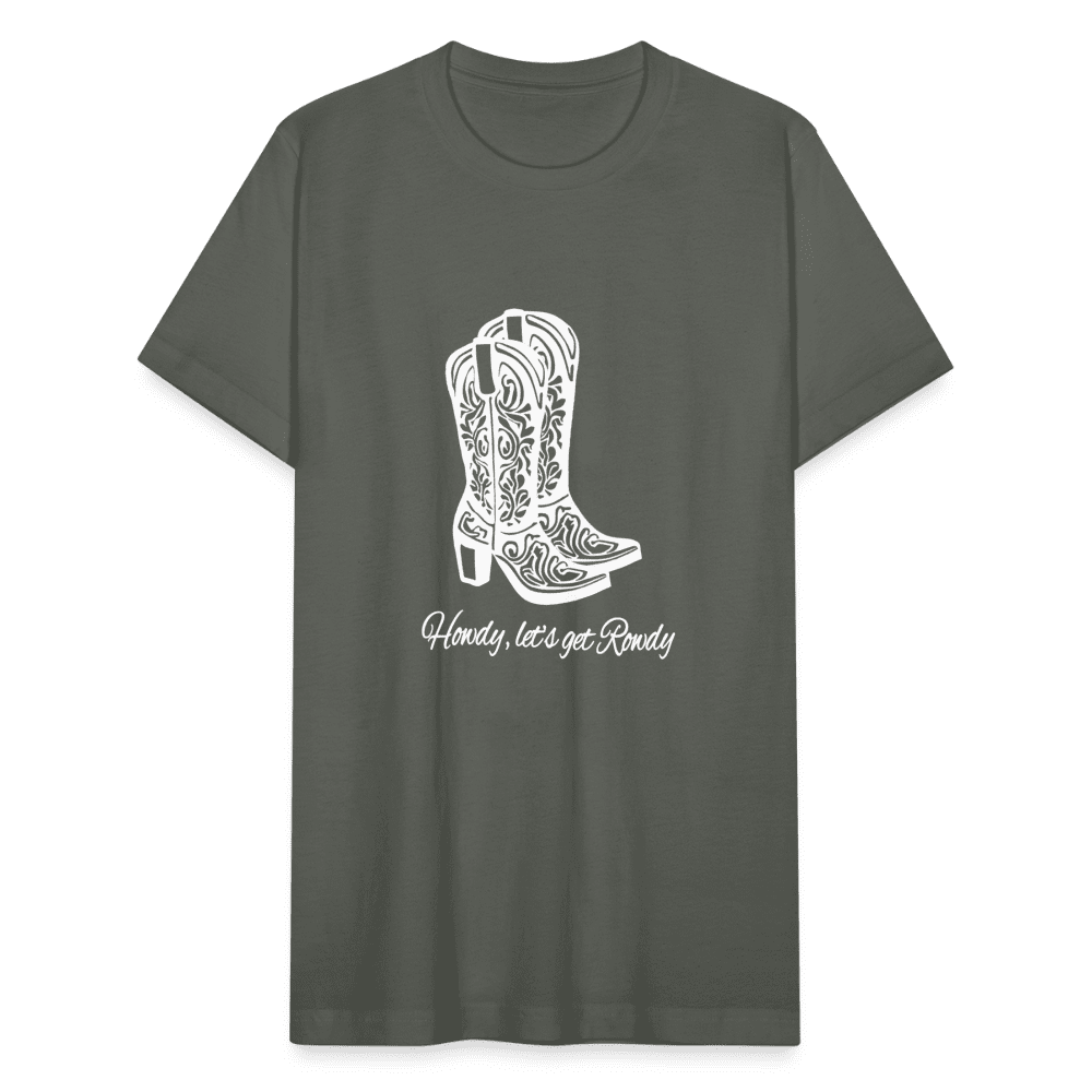 Howdy, Let's get Rowdy Graphic Oversized Tee