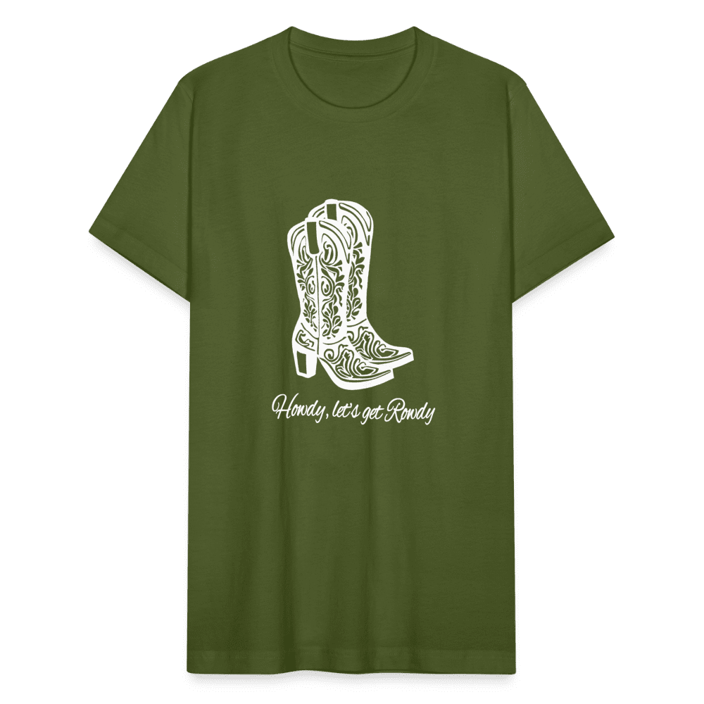 Howdy, Let's get Rowdy Graphic Oversized Tee