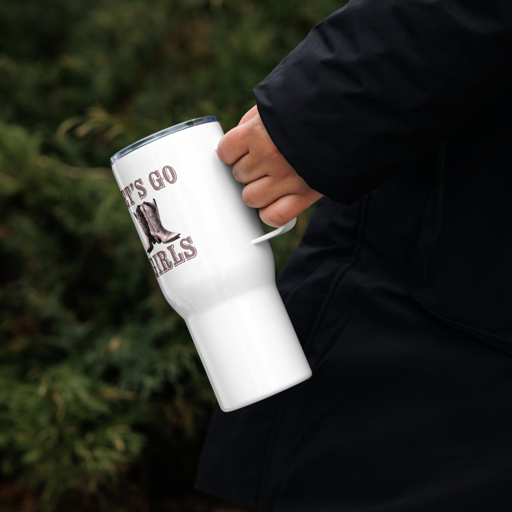Let's go Girls Travel Mug
