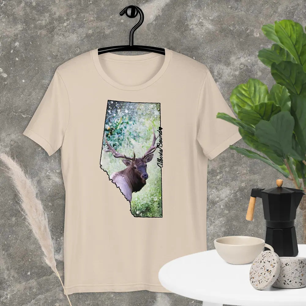 ALBERTA Bound t-shirt for men and women - Alberta Strong - Elk hunting
