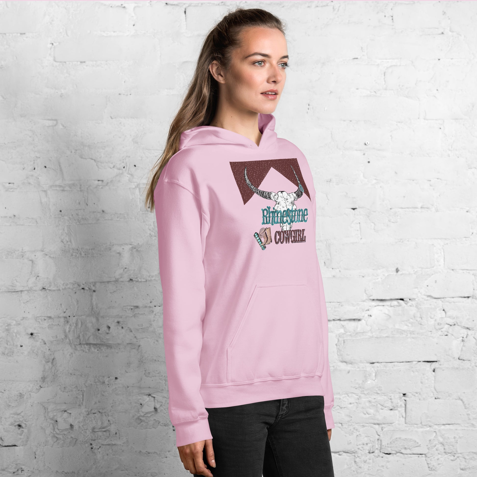 Rhinestone Cowgirl - Graphic Hoodie - For Her