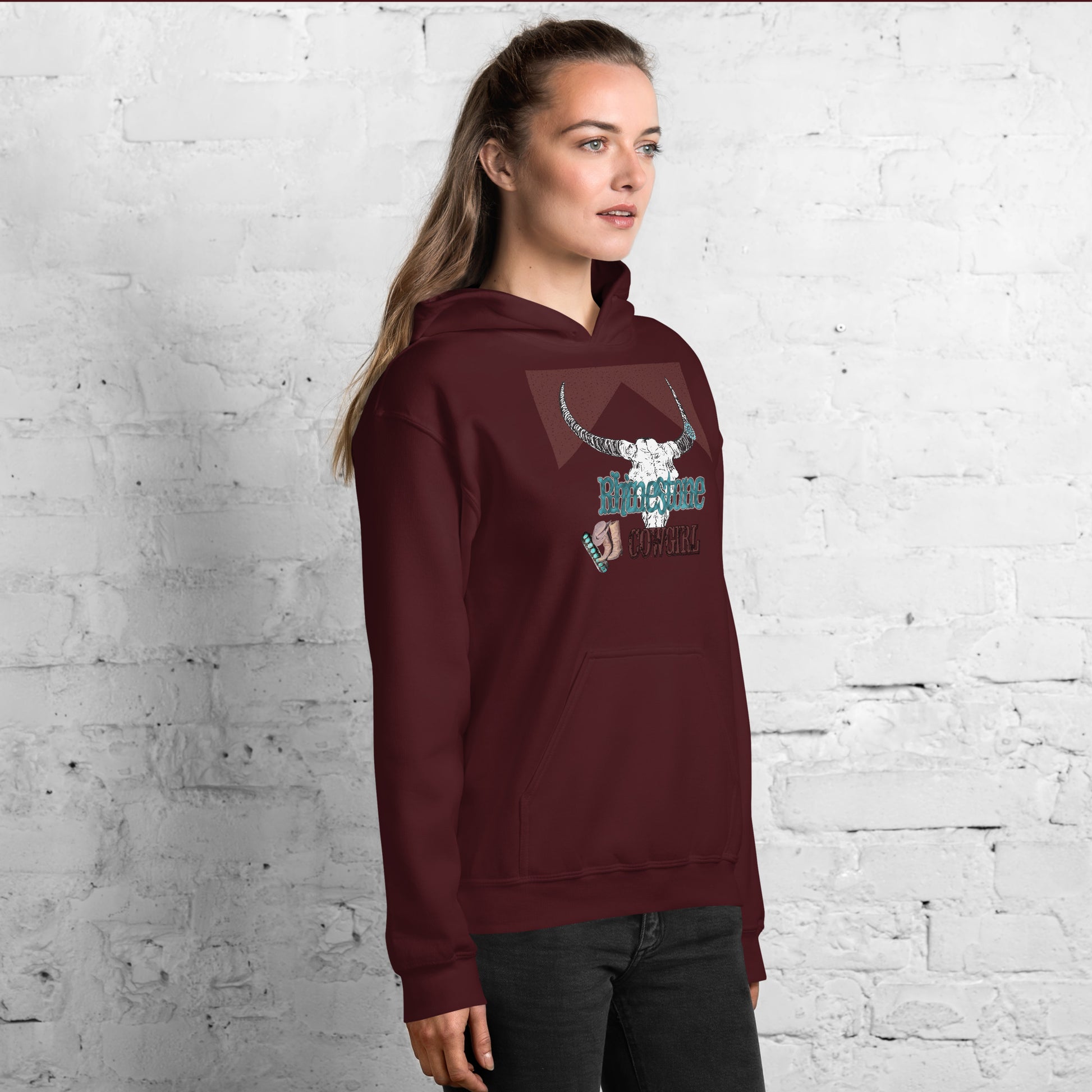 Rhinestone Cowgirl - Graphic Hoodie - For Her