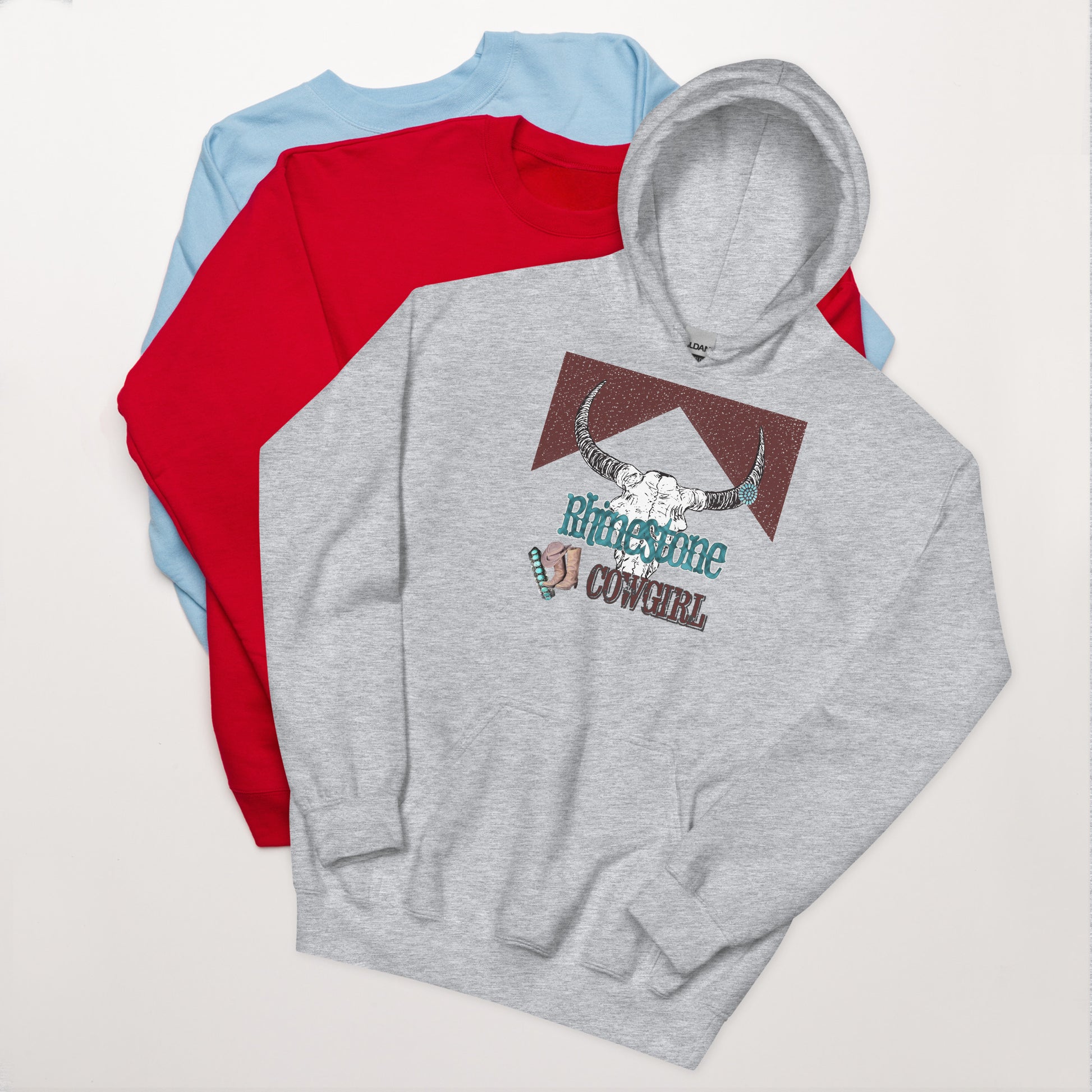 Rhinestone Cowgirl - Graphic Hoodie - For Her