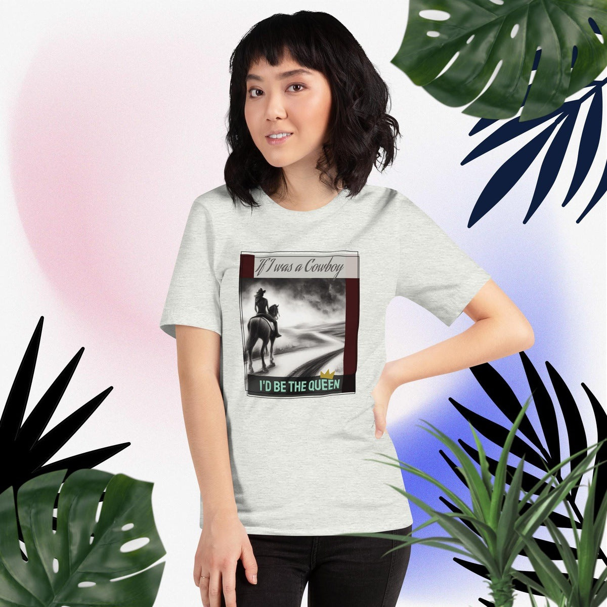 Queen of Cowboys Graphic Tee Shirt