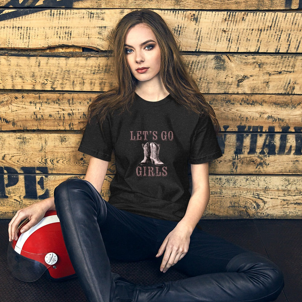 Let's Go Girls Boots Graphic Tee