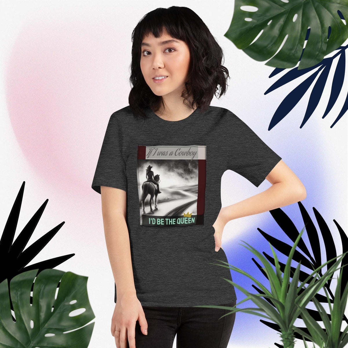 Queen of Cowboys Graphic Tee Shirt