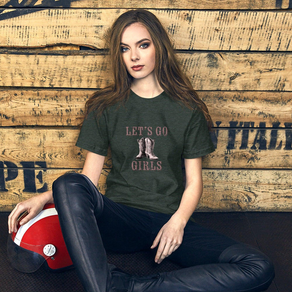Let's Go Girls Boots Graphic Tee