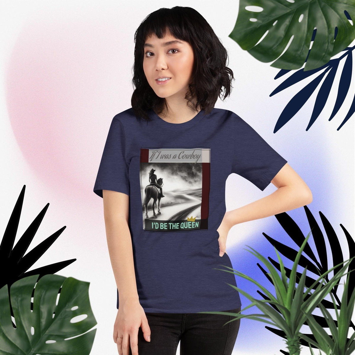 Queen of Cowboys Graphic Tee Shirt