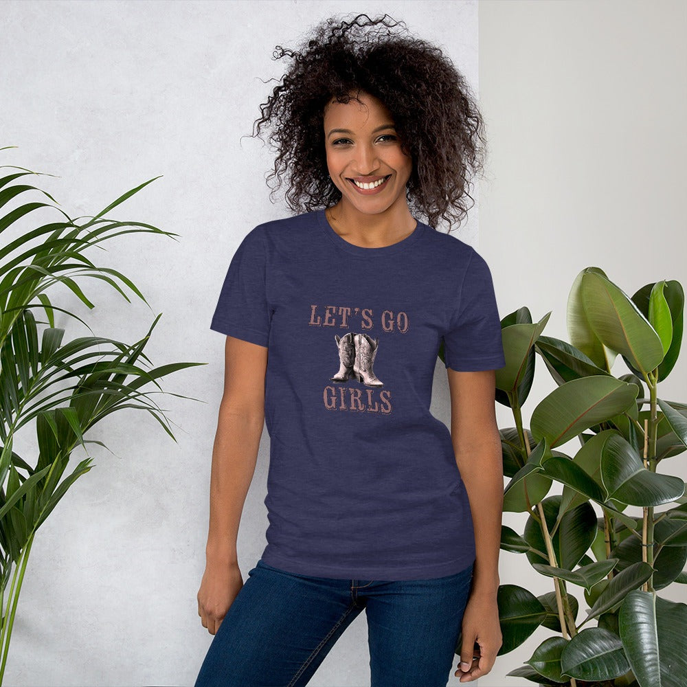 Let's Go Girls Boots Graphic Tee