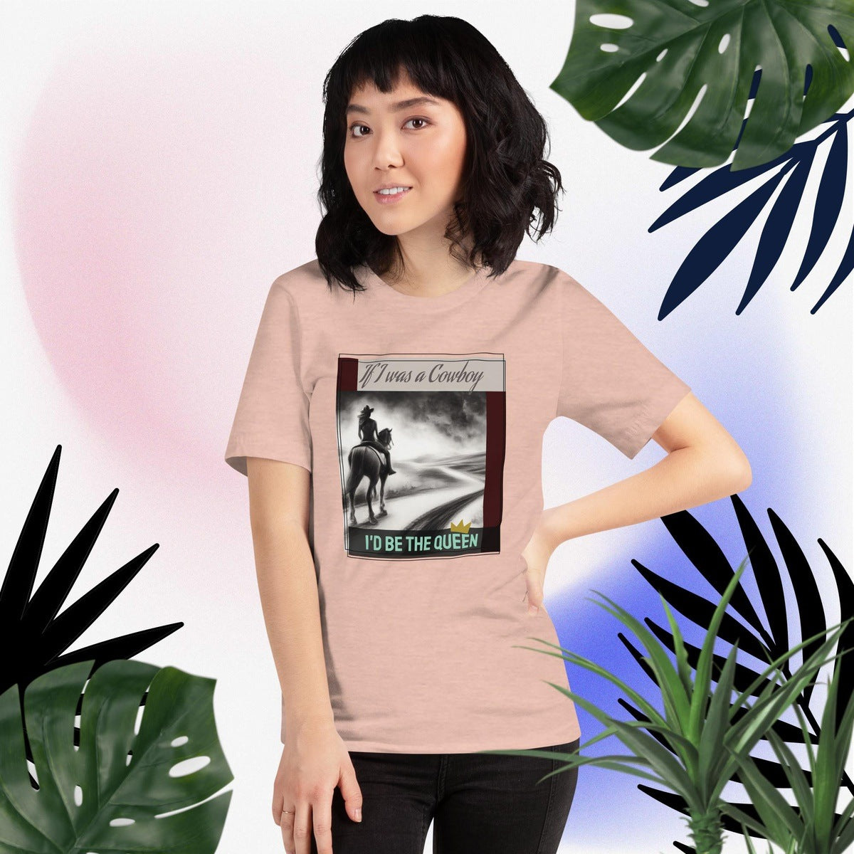 Queen of Cowboys Graphic Tee Shirt