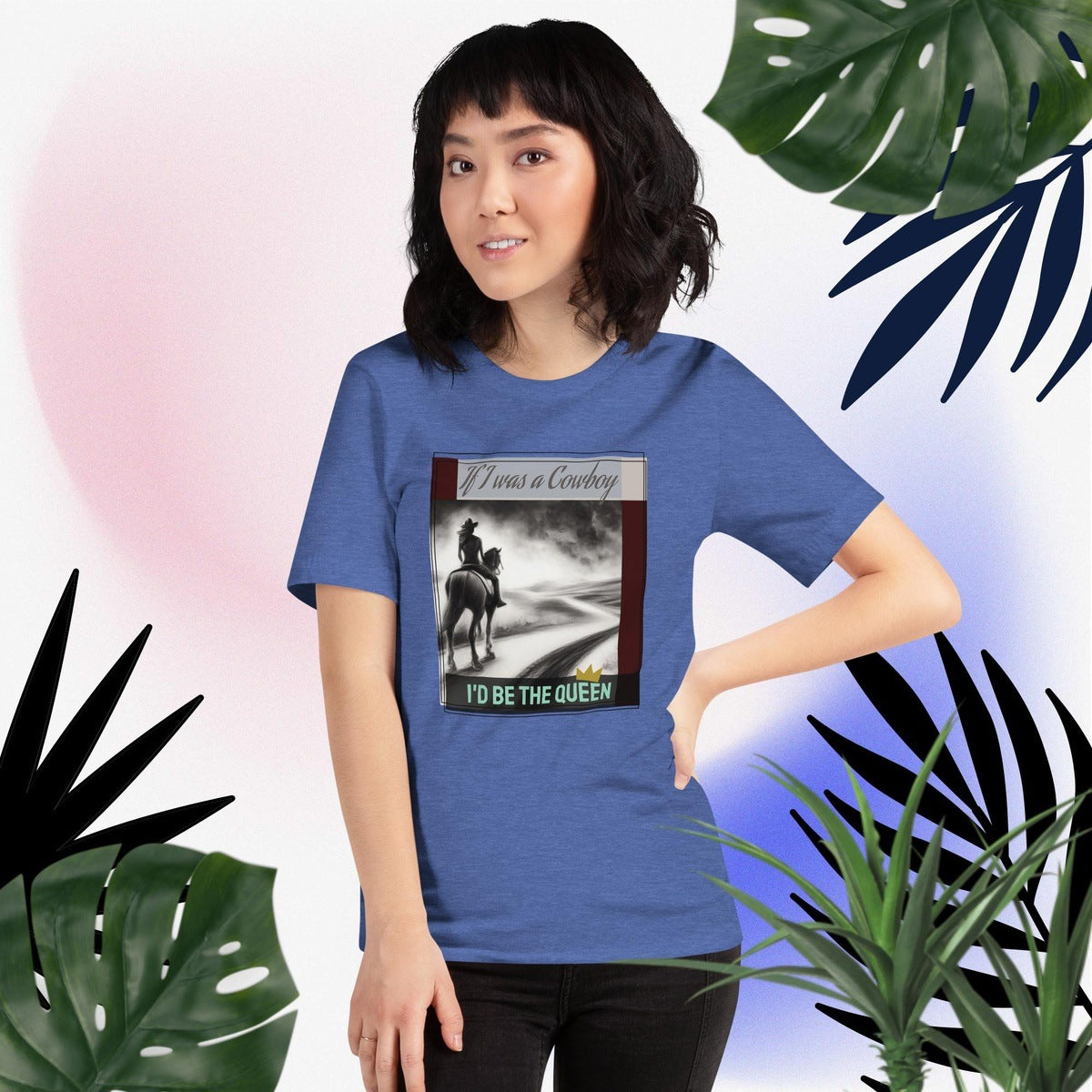 Queen of Cowboys Graphic Tee Shirt