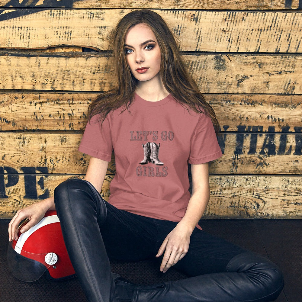 Let's Go Girls Boots Graphic Tee