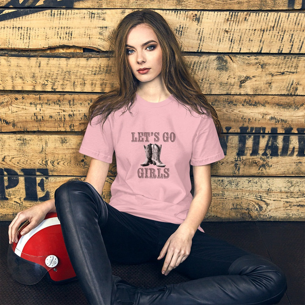 Let's Go Girls Boots Graphic Tee
