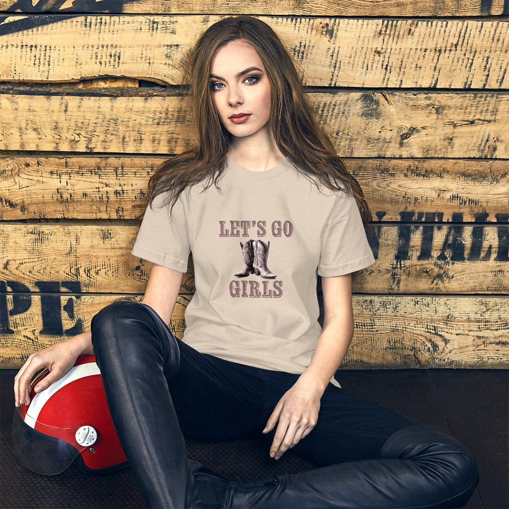 Let's Go Girls Boots Graphic Tee