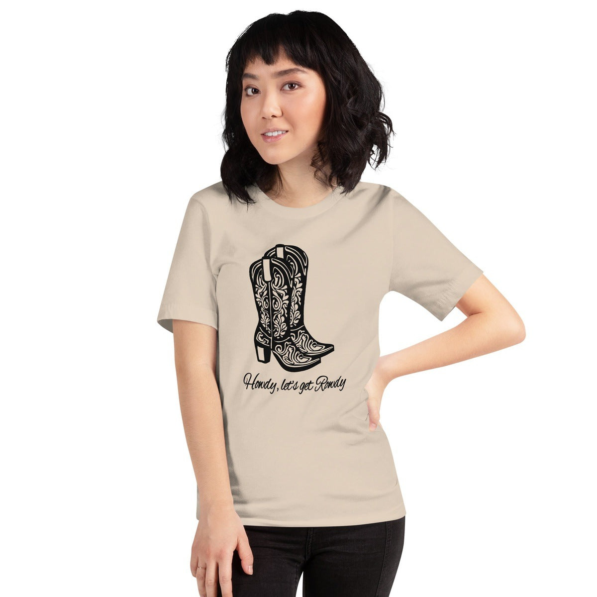 Howdy let's get Rowdy Graphic Unisex T-shirt
