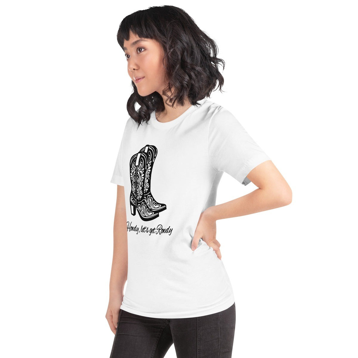 Howdy let's get Rowdy Graphic Unisex T-shirt