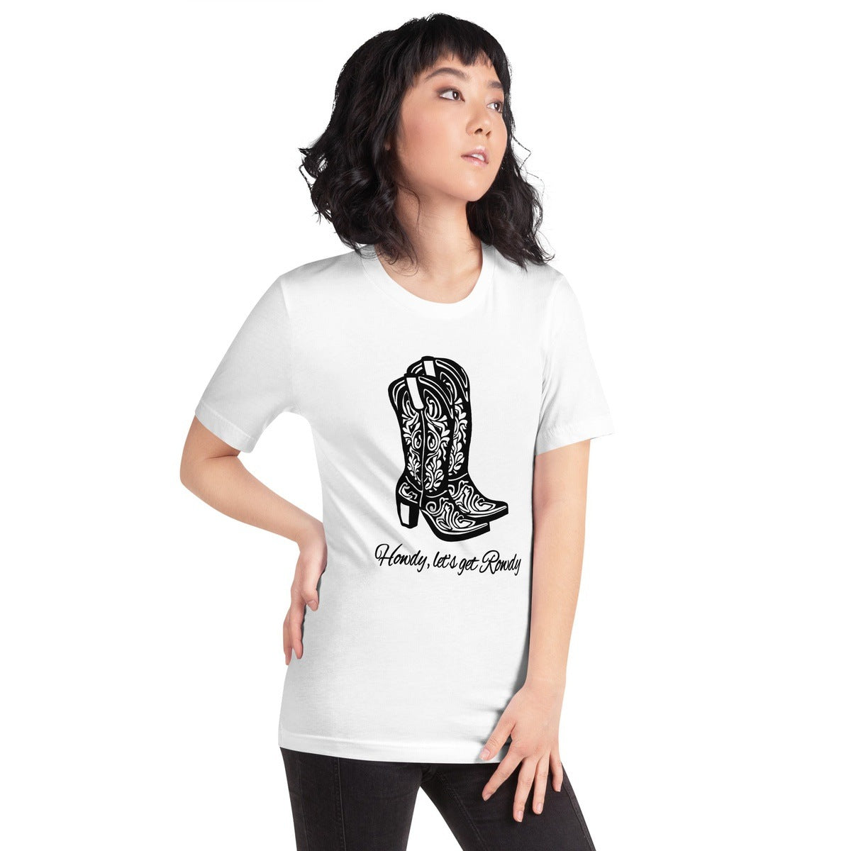 Howdy let's get Rowdy Graphic Unisex T-shirt