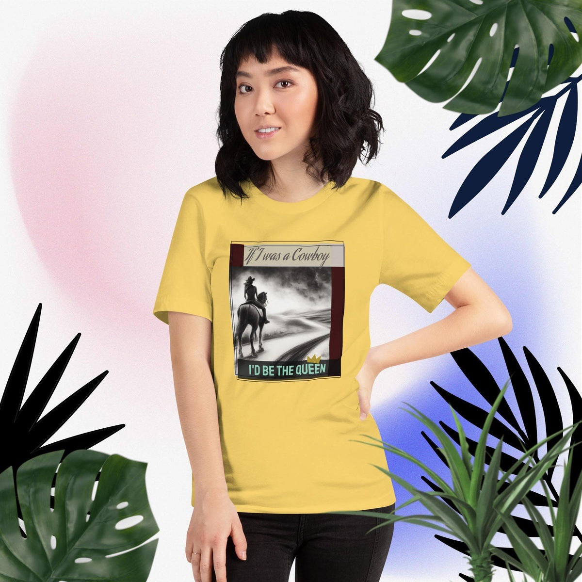 Queen of Cowboys Graphic Tee Shirt