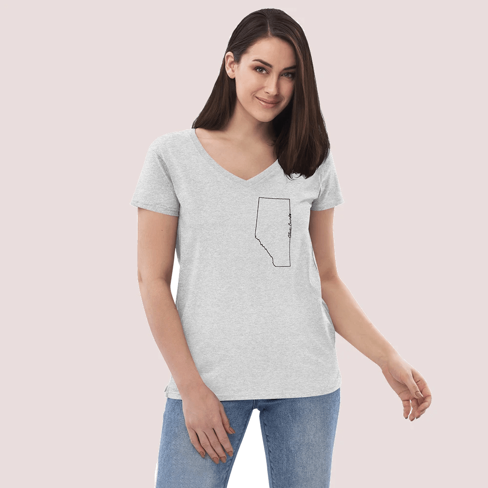 Alberta Bound T shirt - Women's V-neck