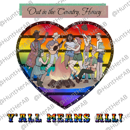 Y'all Means All - Inclusive Pride Graphic Tee