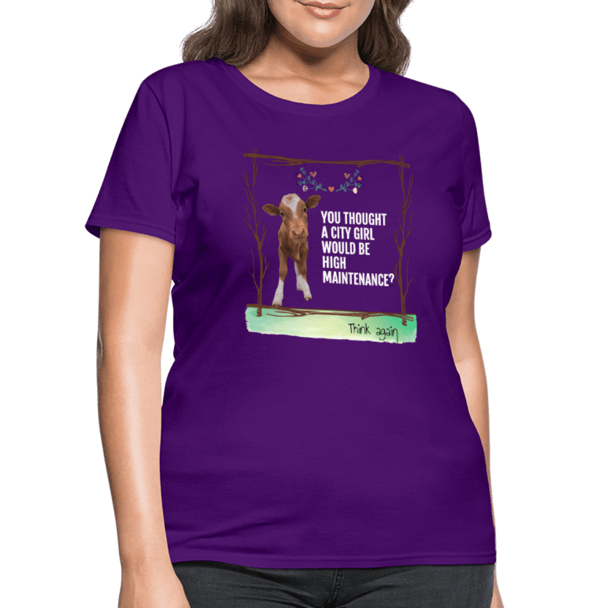 Country Girl Cow T-shirt Gifts for Her
