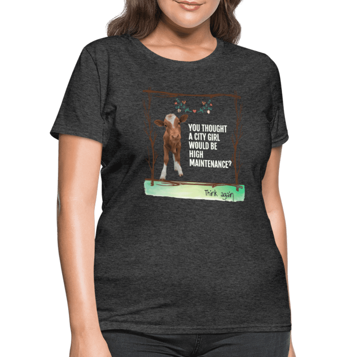 Country Girl Cow T-shirt Gifts for Her