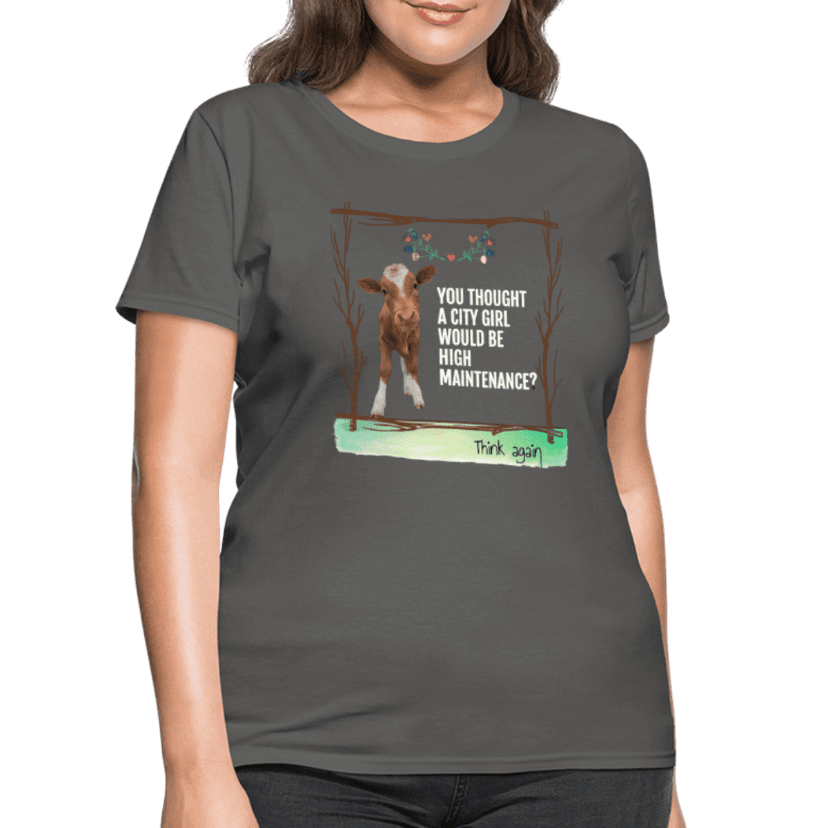 Country Girl Cow T-shirt Gifts for Her