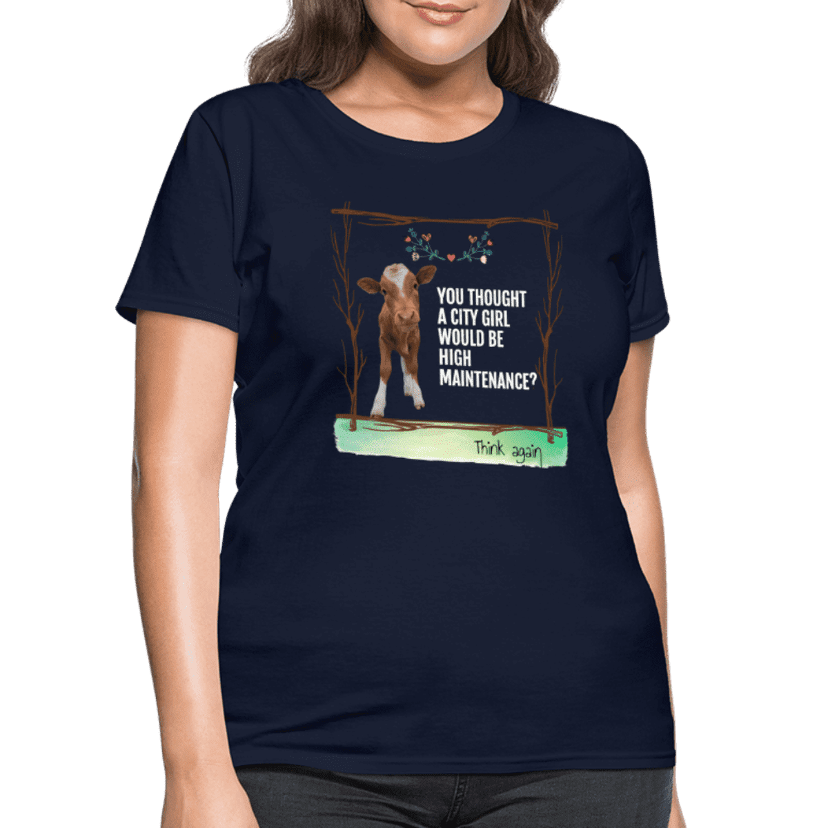 Country Girl Cow T-shirt Gifts for Her