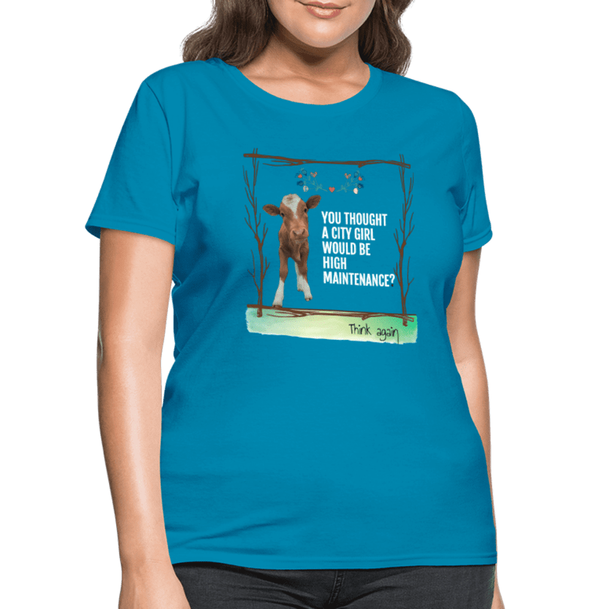 Country Girl Cow T-shirt Gifts for Her