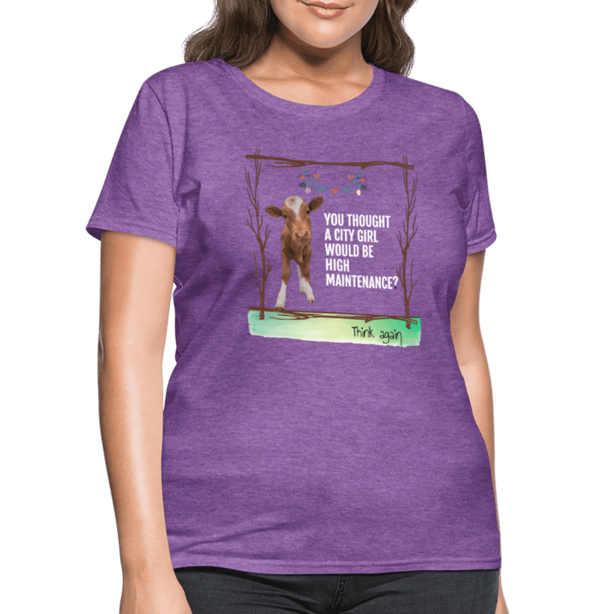 Country Girl Cow T-shirt Gifts for Her