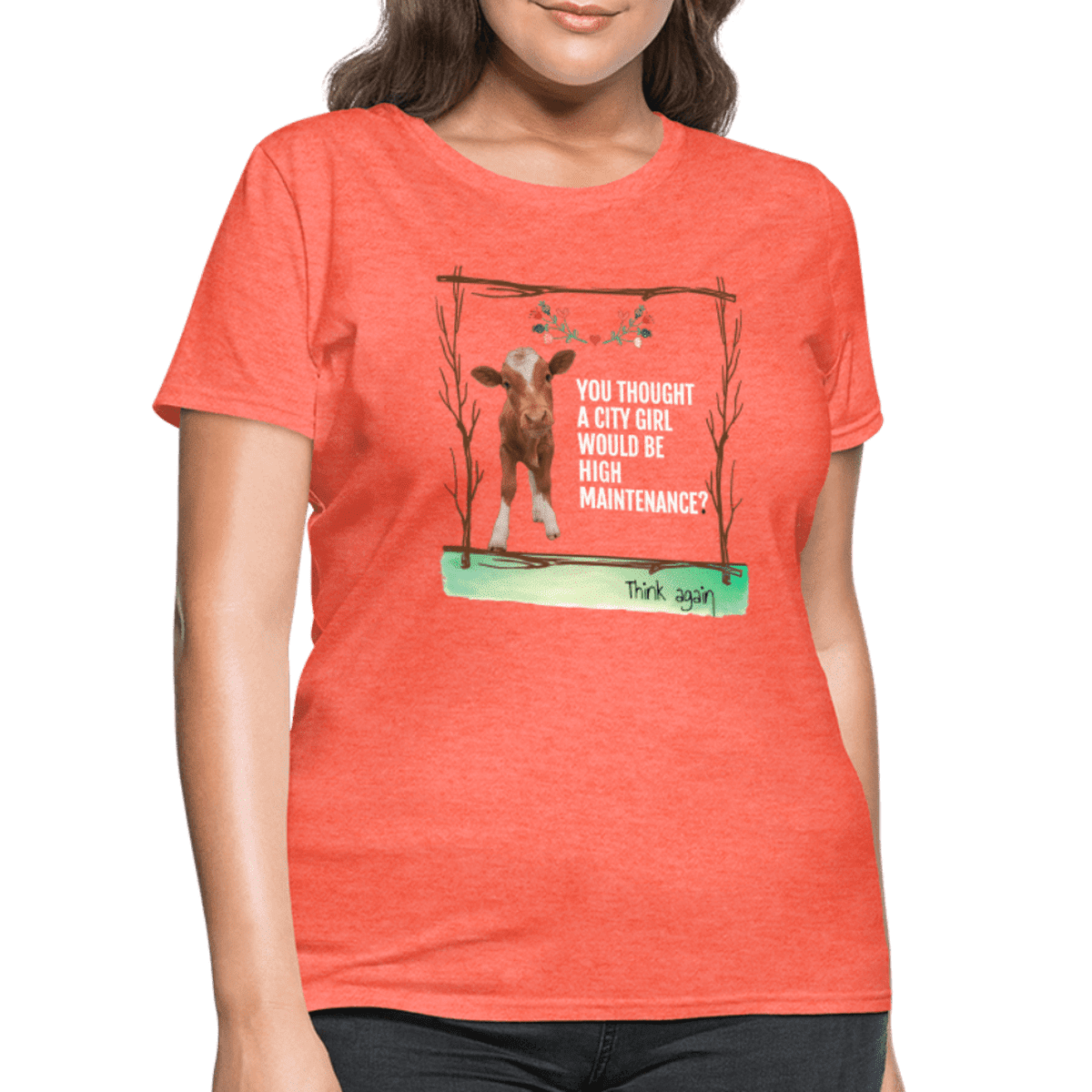 Country Girl Cow T-shirt Gifts for Her