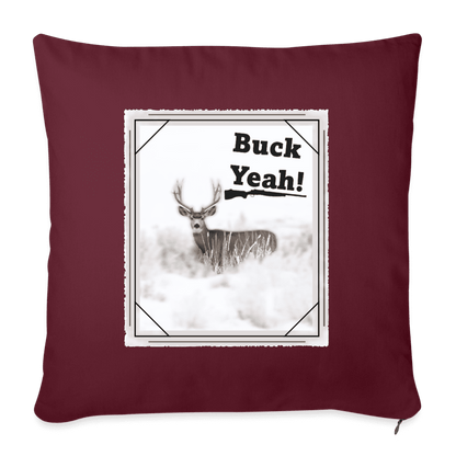 Buck Yeah household throw pillow cover