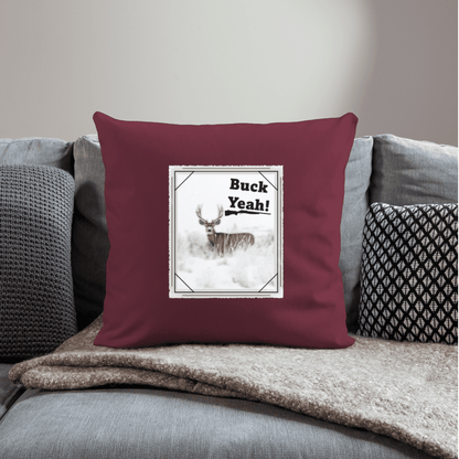 Buck Yeah household throw pillow cover